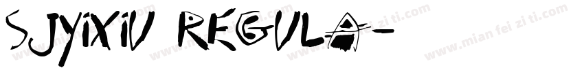 SJyixiu Regula字体转换